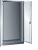 Flügeltürenschrank LISTA,  B1000xT580xH1950mm RAL 7035,Vollblechtür Leergehäuse