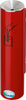 Sicherheitsascher VAR,  300x100x70mm,feuerrot