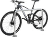 Fahrrad-Anlehnbügel WSM,  verzinkt, L 1000 mm zum Aufdübeln