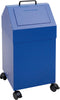 Wertstoffsammler STUMPF,  45l fahrbar, blau