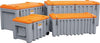 Werkzeugbox CEMO,  CEMbox 150 l B800xT600xH530 mm grau/orange
