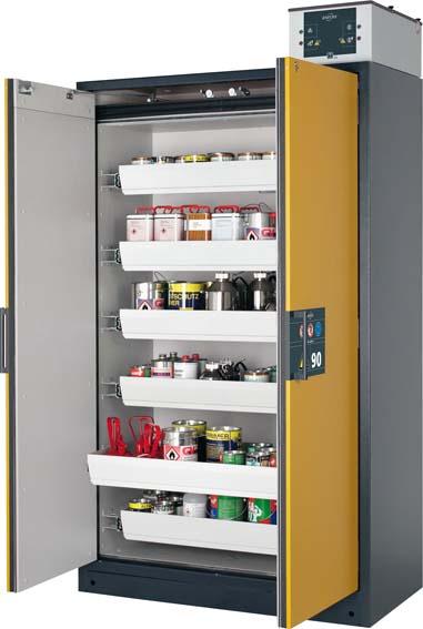 Gefahrstoffschrank Q-CLASSIC-90 ASECOS, Gefahrstoffschr. Q-Clas90B1200mm,4VA
