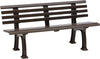 Gartenbank NEUTRAL,  SYLT 3-Sitzer Länge 1500 mm braun Blome