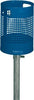 Abfallbehälter VAR,  30 l blau B350xT350xH1200 mm VAR
