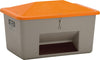Streugutbehälter CEMO,  1500 l B1840xT1430xH1040 mm mit Entnahmeöffnung grün/orange CEMO