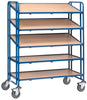 Eurokasten-Wagen FETRA,  1384 250kg 3Eb.1250x610mm Holzfetra