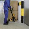 Wand-Schutzprofil ASECOS,  500 schmal PE schwarz VE2