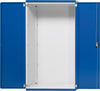 Schrankgehäuse ANKE,  B1085xT630xH1950mm RAL7035/5010 o.MittelwandSchwerlastschrank