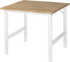 Arbeitstisch RAU,  Tom - Buche-Platte B1000xT1000xH760- 1080mm Buche-Massiv-Platte