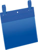 Dokumententasche DURABLE,  B210xH148 mm A5 quer blau mit Lasche VE 50 Stück