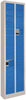 Kleinfachschrank PAVOY,  m.SockelH1950xB460xT200 mm 2x15 Fächer RAL7035/5012 Türen glatt