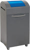 Wertstoffsammler STUMPF, Wertstoffbeh. 60 l grau/blau, 830x380x320mm