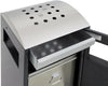Ascher-Abfallkombination STUMPF, Abfalls.f.Außen m. Ascher1060x450x450mm