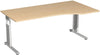 PC-Schreibtisch GERAMÖBEL,  r Ahorn 1800x800-1000x680 Ahorn