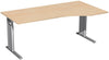 PC-Schreibtisch GERAMÖBEL,  r Nußbaum1800x800/1000,680-820