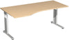 PC-Schreibtisch GERAMÖBEL,  l Ahorn 1800x800-1000x680 Ahorn
