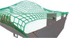 Containernetz NEUTRAL,  3,5x6,0 m MW 45 grün ohne Gummi