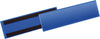 Etikettentasche DURABLE,  magnetisch 1/3 A4 quer blau, magnetisch