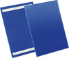 Etikettentasche DURABLE,  B210xH297 mm A4 hoch blau, selbstklebend VE 50 Stück