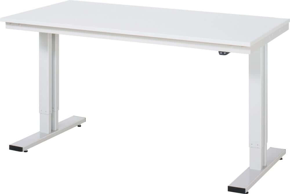 Werktisch RAU,  adlatus Melamin1500x800x720-1120mm