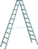 Stufenleiter ZARGES,  R13step B 2x16 Stufen Leiterlänge 4,51 m Arbeitshöhe 5,70 m