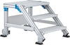 Treppenpodest ZARGES,  fahrbar 45G3 Stufen 600 mm breit Höhe 0,60 m