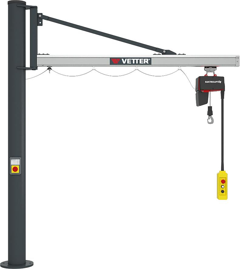 Säulen-Schwenkkran VETTER KRANTECHNIK,  US 125 kg 5895 mm
