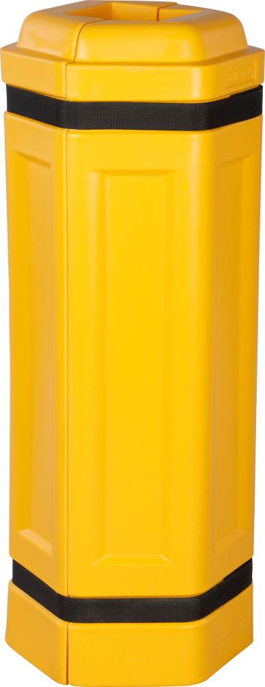 Säulenschutz DANCOP,  achteckig für Pfosten B150xT150 mm gelb B435xT390xH1000 mm