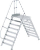 Überstieg MUNK,  60 Grad 8 Stufen B 1000 mm lichte Höhe 1890 mm Ausladung 3180 mm