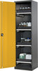 Chemikalienschrank ASECOS,  545x1950 1Tür,gelb,6Ausz
