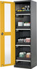 Chemikalienschrank ASECOS,  Glasa.545x1950 1Tür,gelb,3Wbö