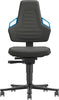 BIMOS, Bimos Arbeitsstuhl Nexxit 2 Griff blau Sitzhöhe 450-600 mm Kst. schwarz,mit Rollen