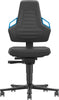 BIMOS, Bimos Arbeitsstuhl Nexxit 2 Griff blau Sitzhöhe 450-600 mm Integr. schw.,mit Rollen