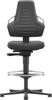 BIMOS, Bimos Arbeitsstuhl Nexxit 3 Griff grau Sitzhöhe 570-820 mm Stoff schwarz,Fußring
