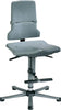 BIMOS, Bimos Arbeitsstuhl 9801-1000 Sintec 3 grau Sitzhöhe 580-850 mm m. Gleiter/Aufstiegshilfe
