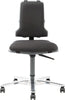 BIMOS, Bimos Arbeitsstuhl 9816-UL01 Sintec 160 Sitzhöhe 450-600 mm mit Gleiter,Stoff schwarz