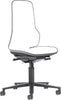BIMOS, Bimos Arbeitsstuhl grau,ohne Polster Sitzhöhe 450-620 mm mit Rollen