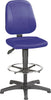 Arbeitsdrehstuhl BIMOS INTERSTUHL, Bimos Arbeitsstuhl 9651-CI02 Unitec 3 Sitzhöhe 580-850 mm mit Gleiter, Stoff blau