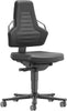 BIMOS, Bimos Arbeitsstuhl Nexxit 2 Griff grau Sitzhöhe 450-600 mm Integr. schw.,mit Rollen