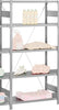 Grundregal NEUTRAL,  Edelstahl 4 Böd. 1750x400x1000 mm