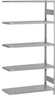 Anbauregal NEUTRAL,  Edelstahl 4 Böd. 1750x800x1000 mm