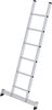 Alu-Anlegeleiter MUNK,  6 Spr. mit nivello-Traverse