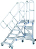 Plattformtreppe ZARGES,  fahrb 45G9 Stufen 800 mm breit Höhe 1,93 m