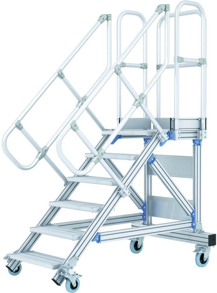Plattformtreppe ZARGES,  f 45GZ60021 Stufen, 600 mm 4,51 m