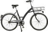 Transportfahrrad NEUTRAL,  Modus schwarz, Beleuchtung mit Lastenträger