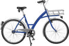 Transportfahrrad NEUTRAL,  Modus blau, Schaltung mit Beleuchtung und Lastenträger