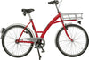 Transportfahrrad NEUTRAL,  Modus rot, Schaltung mit Beleuchtung und Lastenträger
