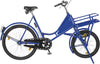 Lastenfahrrad NEUTRAL,  Classic blau, Beleuchtung mit Lastenträger