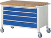 Fahrbare RAU,  Werkbank 8000 - Modell 8362 B1250 x T700 x H880 mm