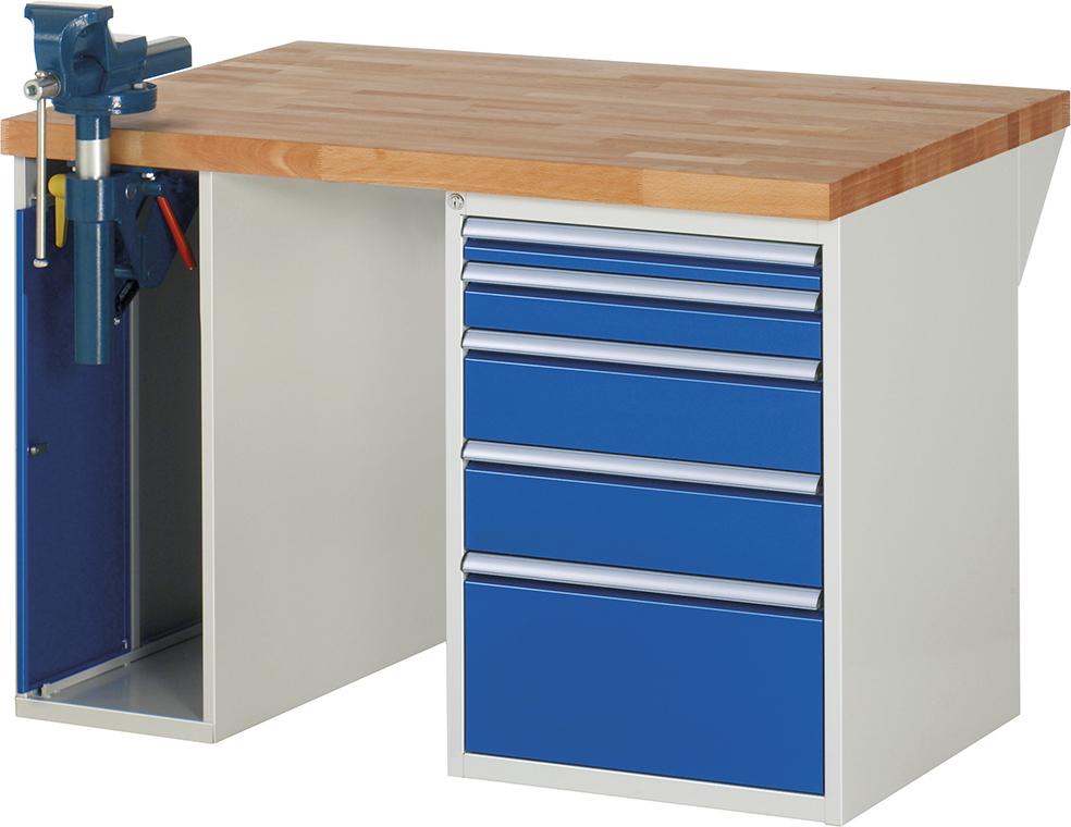Werkbank RAU,  Modell 7511 1250x900x840